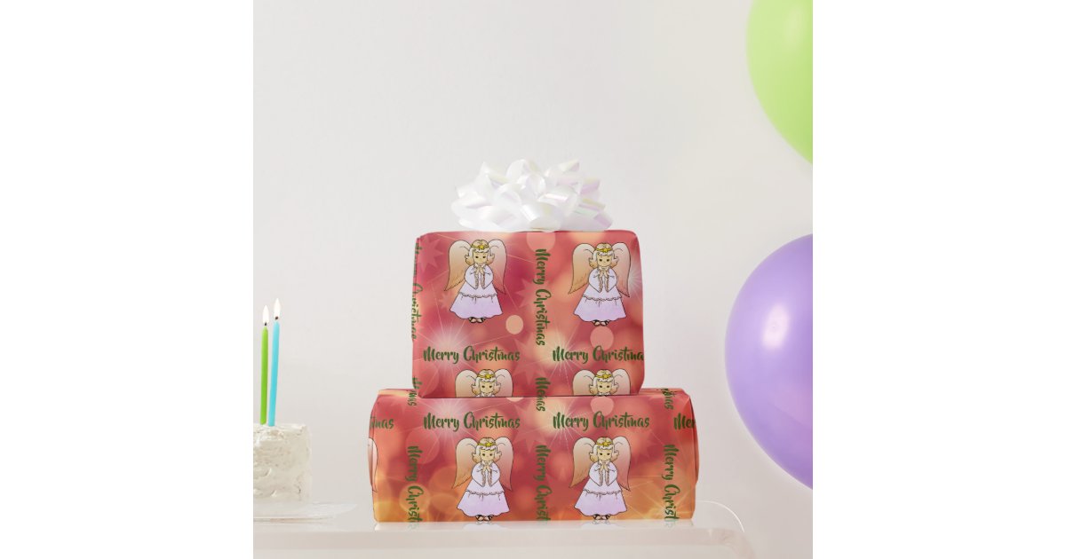 Angel Wrapping Paper | Zazzle