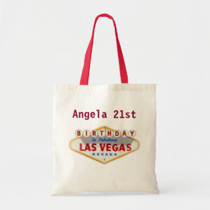 Angela 21st Birthday Las Vegas Tote Bag