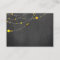 Angela Ashtan Strands chalkboard yellow placecard