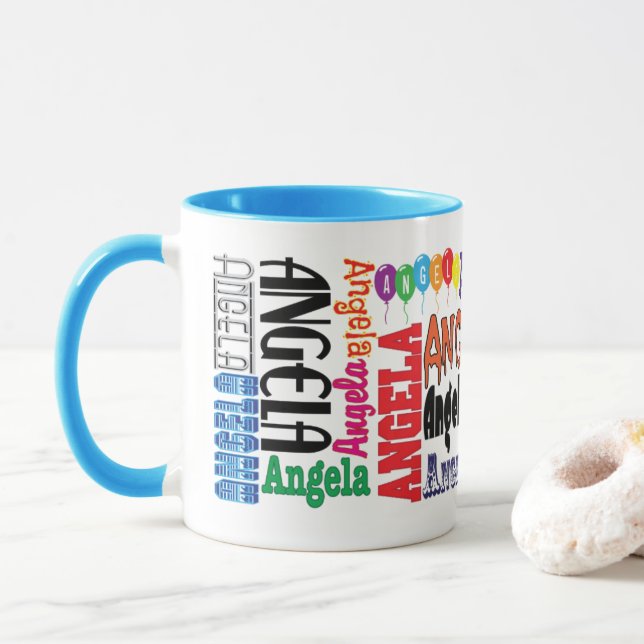 Angela Coffee Mug (With Donut)