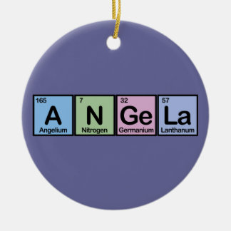 Angela made of Elements Ceramic Ornament