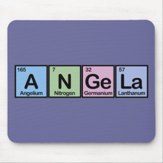 Angela made of Elements Mouse Pad