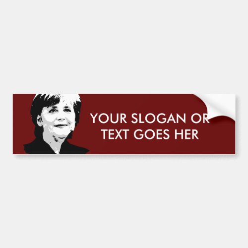 Angela Merkel Bumper Sticker