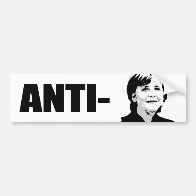 Angela Merkel Bumper Sticker (Front)