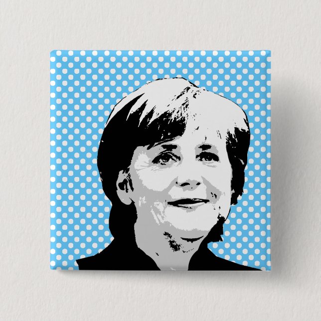 Angela Merkel Button (Front)