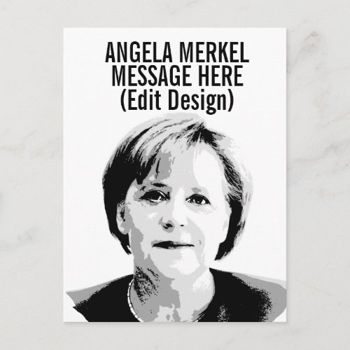 Angela Merkel Custom Postcard