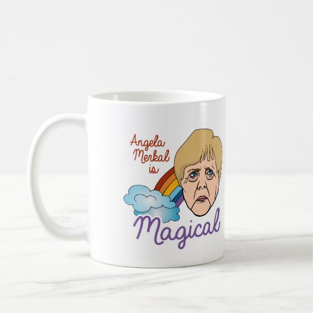 Angela Merkel is Magical - -  Coffee Mug (Left)