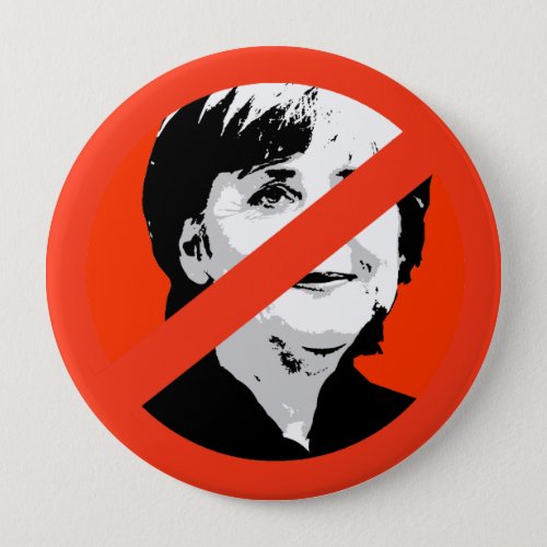 Angela Merkel Pinback Button