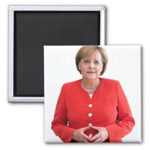 Angela Merkel Portrait Magnet