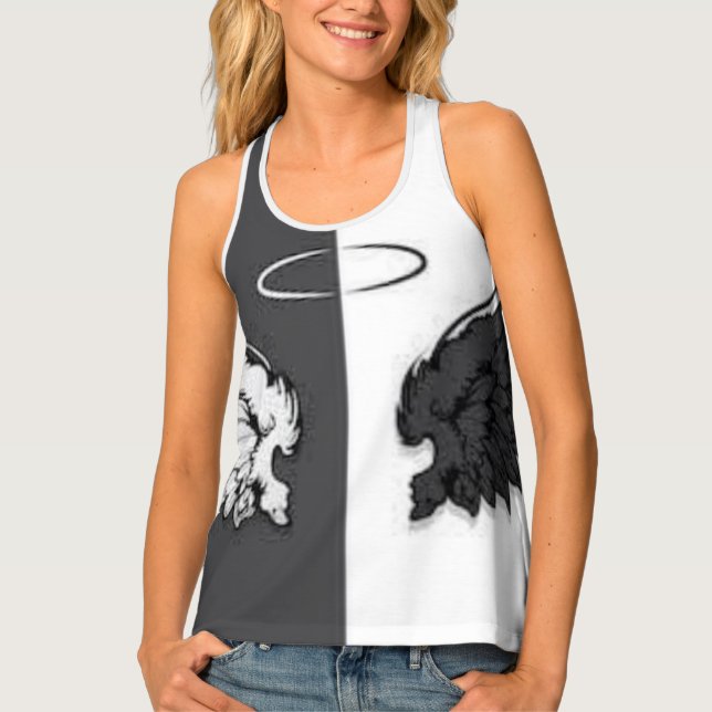 AngelDemonDesign  Flip Flops Leggings Tank Top (Front)
