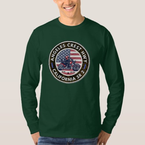  Angeles Crest Highway California State Route 2 T_Shirt