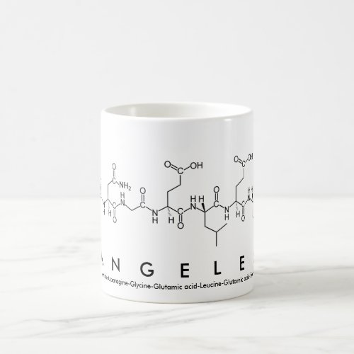 Angeles peptide name mug