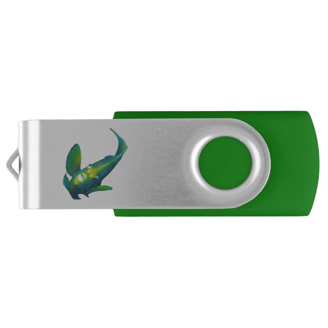Angelfish - Abstract Design - Cut out of a photo | Flash Drive (Back)