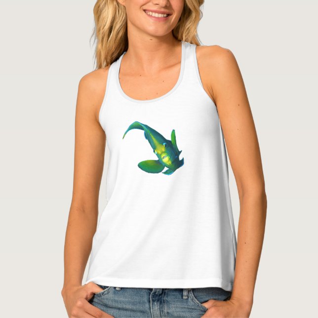 Angelfish - Abstract Design - Cut out of a photo | Tank Top (Front)