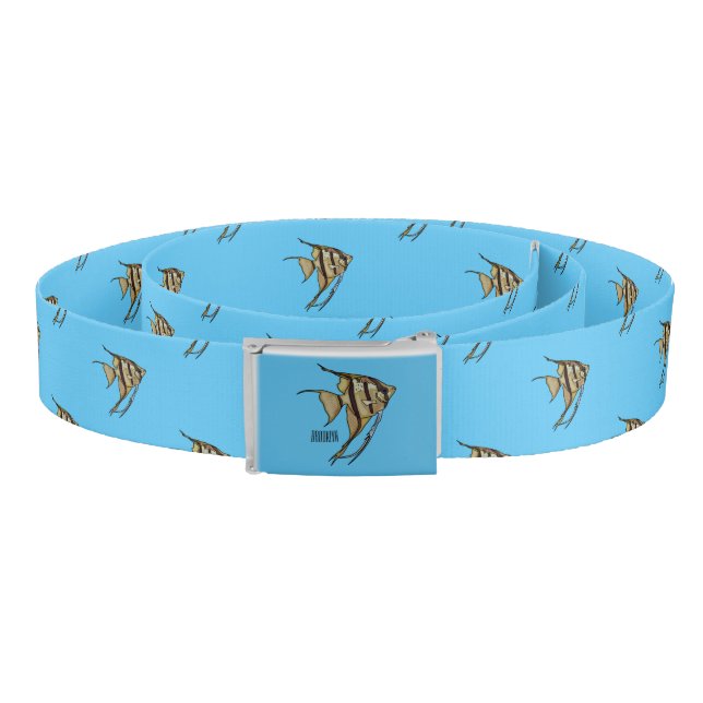 Angelfish cartoon illustration belt (Coil)