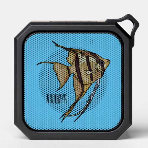 Angelfish cartoon illustration bluetooth speaker