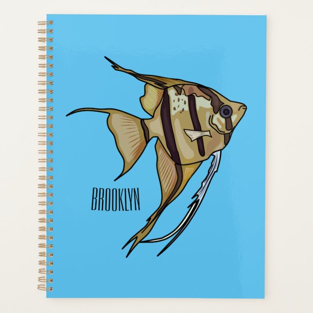 Angelfish cartoon illustration planner (Front)