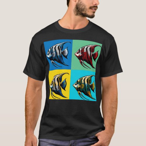 Angelfish Cool Tropical Fish T_Shirt