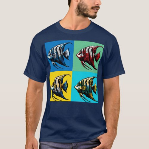 Angelfish Cool Tropical Fish T_Shirt