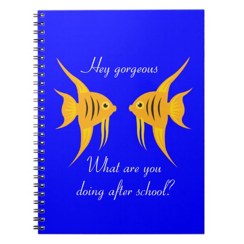 AngelFish in the deep blue sea Notebook