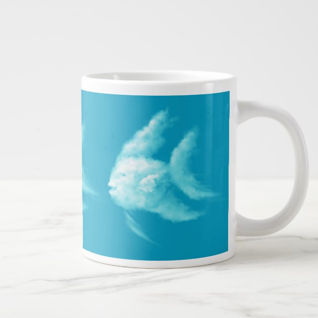Angelfish Large Coffee Mug (Right)