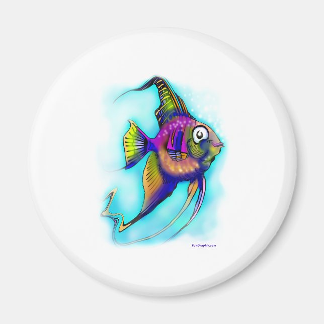 Angelfish Magnet (Front)
