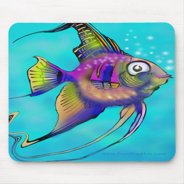 Angelfish Mouse Pad (Front)