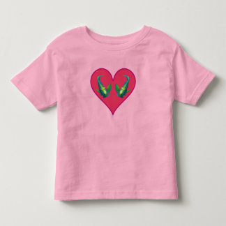 Angelfish Twins in a Red Heart - Illustration |  Toddler T-shirt