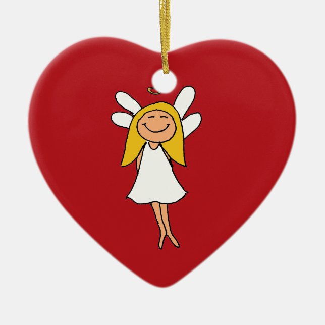 angelheart ceramic ornament (Front)