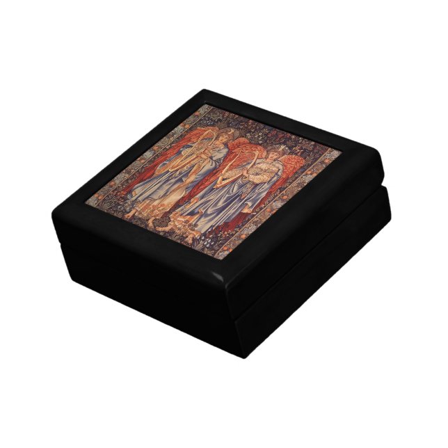 Angeli Laudantes by Sir Edward Coley Burne Jones Jewelry Box (Side)