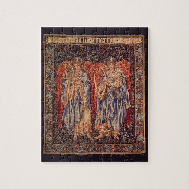 Angeli Laudantes by Sir Edward Coley Burne Jones Jigsaw Puzzle (Vertical)