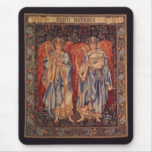 Angeli Laudantes by Sir Edward Coley Burne Jones Mouse Pad