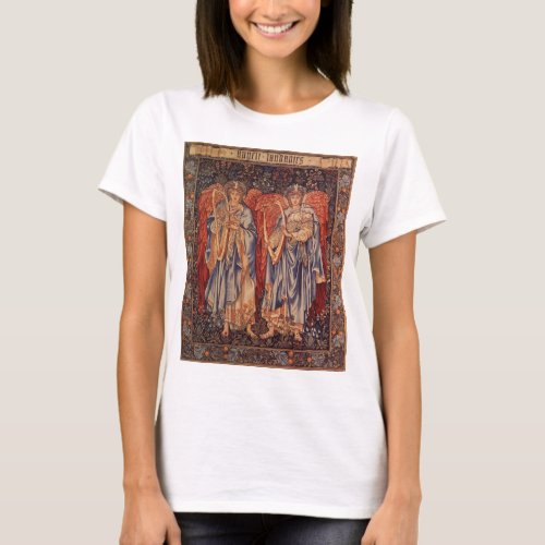 Angeli Laudantes by Sir Edward Coley Burne Jones T_Shirt