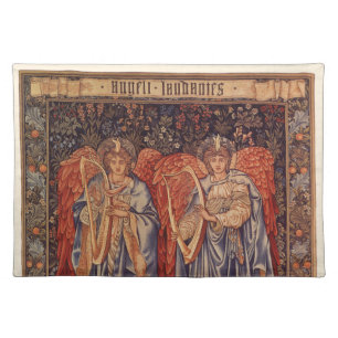 Angeli Laudantes (Praising Angels) by Burne Jones Cloth Placemat