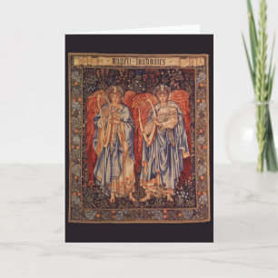 Angeli Laudantes (Praising Angels) by Burne Jones Holiday Card