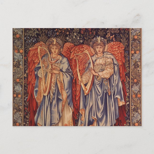 Angeli Laudantes (Praising Angels) by Burne Jones Postcard (Front)