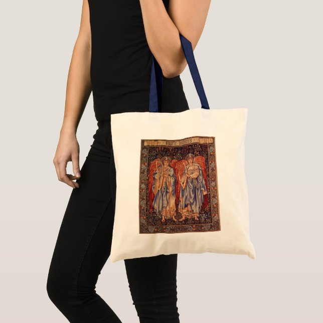 Angeli Laudantes (Praising Angels) by Burne Jones Tote Bag (Front (Product))
