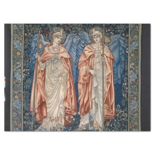 Angeli Ministrantes by Sir Edward Burne_Jones Tissue Paper