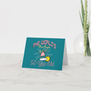 Angelic 50th Birthday Card