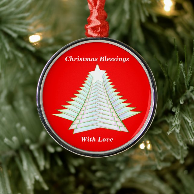 Angelic Abstract Tree Metal Ornament (Tree)