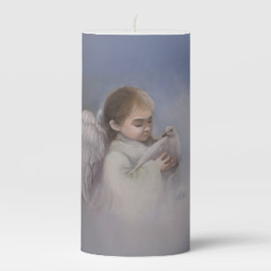 Angelic Blessings Pillar Candle