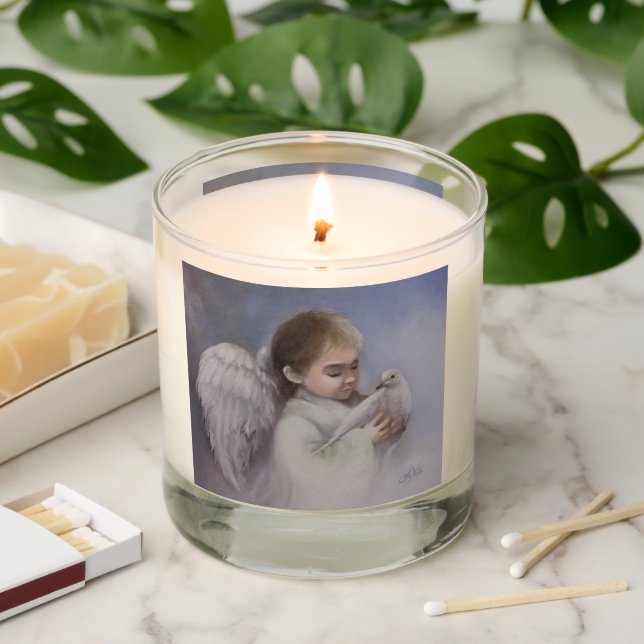 Angelic Blessings Scented Jar Candle (Lit)