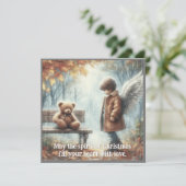 Angelic boy with Teddy Bear (Standing Front)