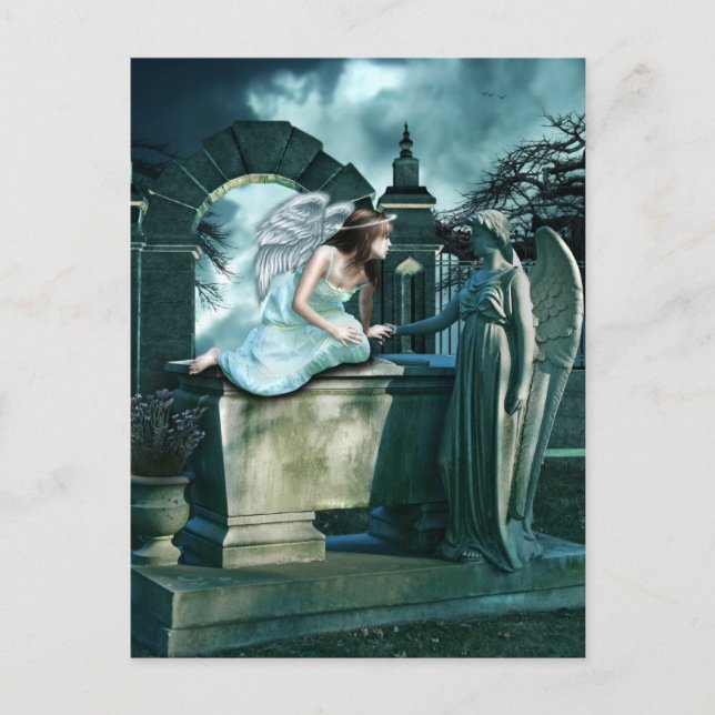 Angelic Curiosity Postcard (Front)