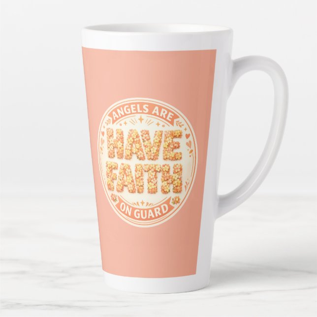 Angelic Faith Collection Latte Mug (Right)