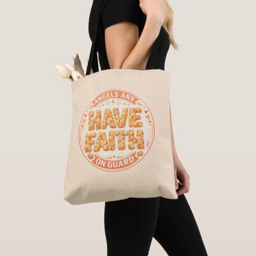 Angelic Faith Tote bag