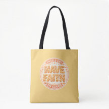 Angelic Faith Tote bag