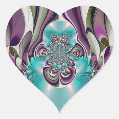 Angelic Hakuna Matata Purple Heartjpg Heart Sticker