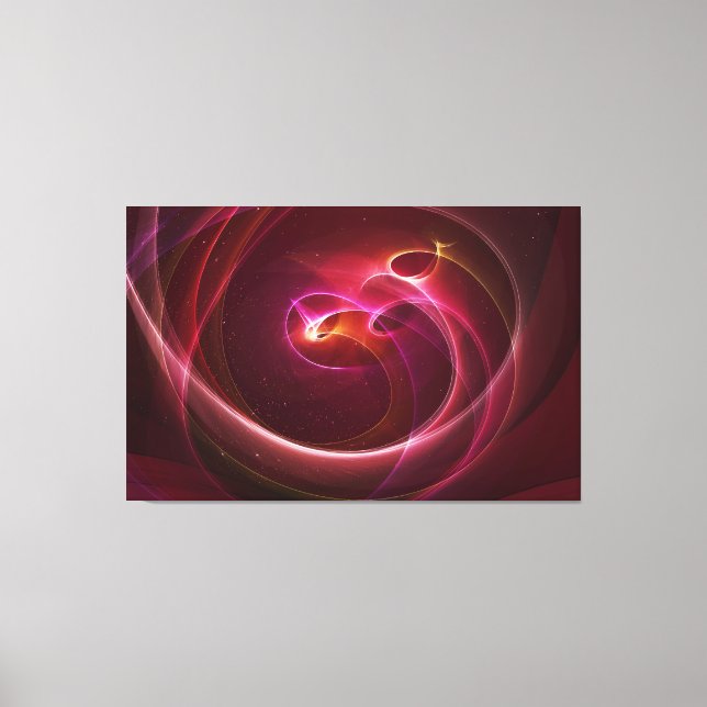 angelic heavens wrapped canvas print (Front)