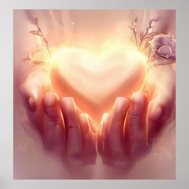 Angelic helping hands poster (Front)